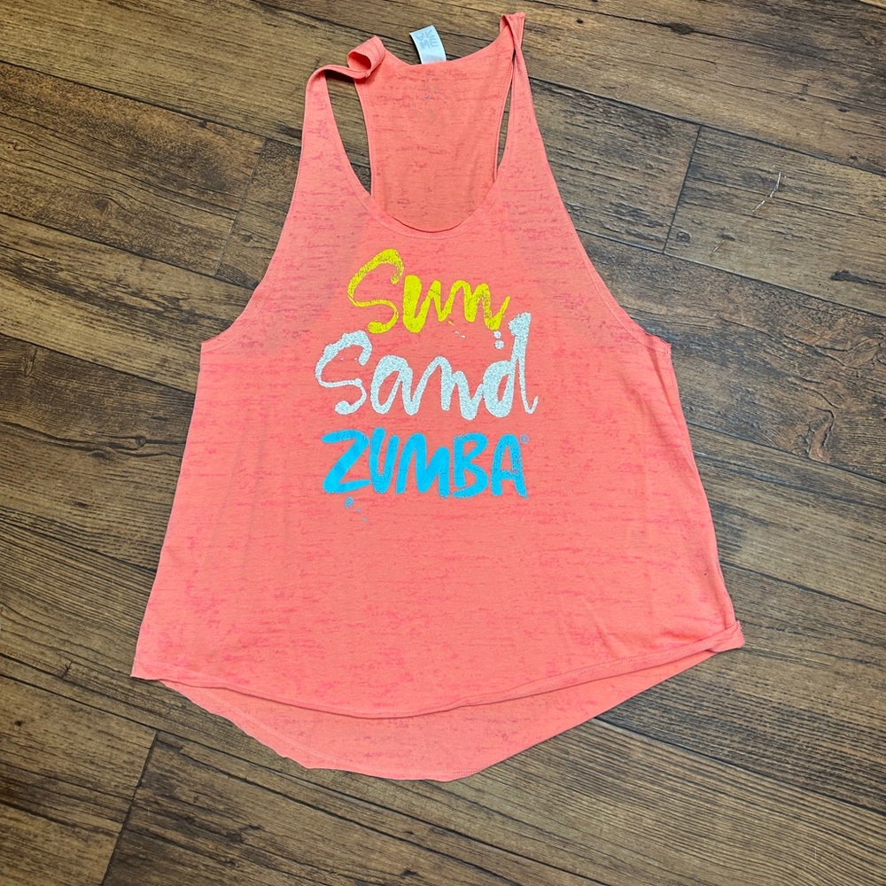 Zumba Fitness Pink Swim Coverup with Racerback
